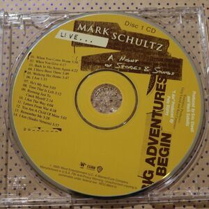 Mark Schultz Live CD BLANK CASE